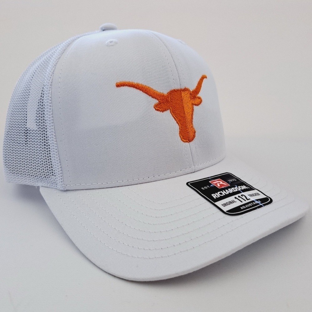 Texas Longhorns Richardson 112 Trucker Mesh Snapback Hat Cap - Picture 3 of 4
